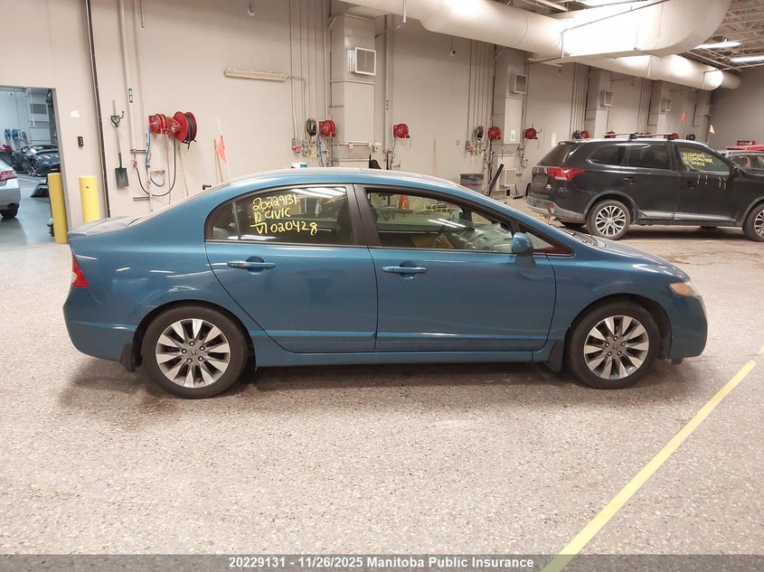 2010 Honda Civic Ex-L VIN: 2HGFA1F00AH020428 Lot: 20229131