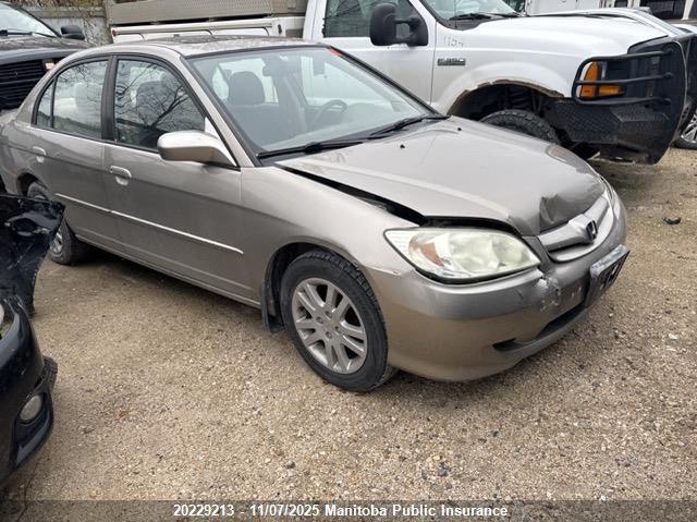 2HGES16675H015245 2005 Honda Civic Lx-Se auction photo 1