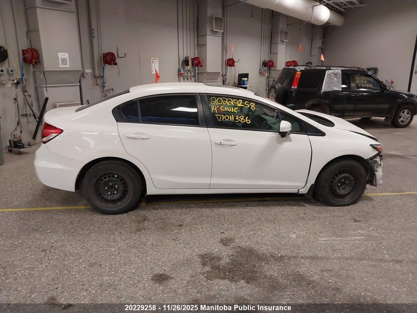2014 Honda Civic Ex VIN: 2HGFB2F53EH011386 Lot: 20229258