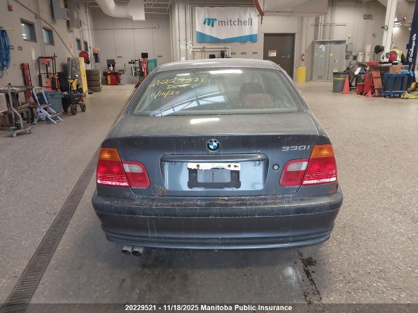 2001 BMW 330I VIN: WBAAV53471FJ71387 Lot: 20229521