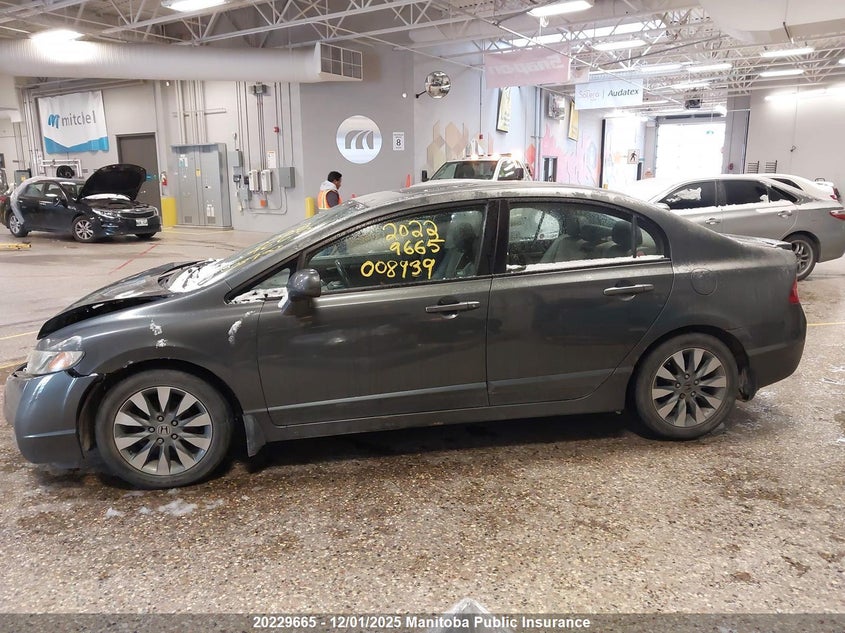 2009 Honda Civic Ex-L VIN: 2HGFA16049H008939 Lot: 20229665