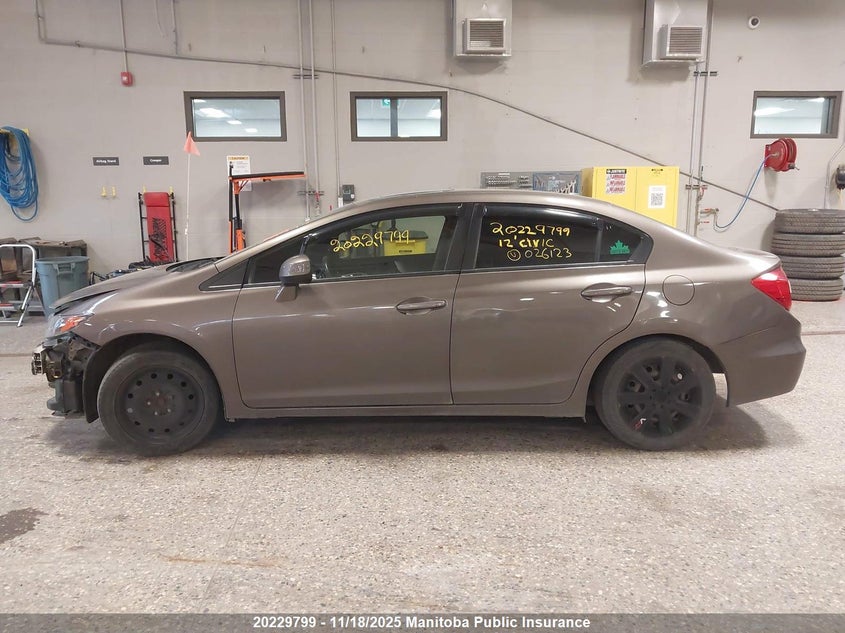 2012 Honda Civic Ex-L VIN: 2HGFB2F92CH026123 Lot: 20229799