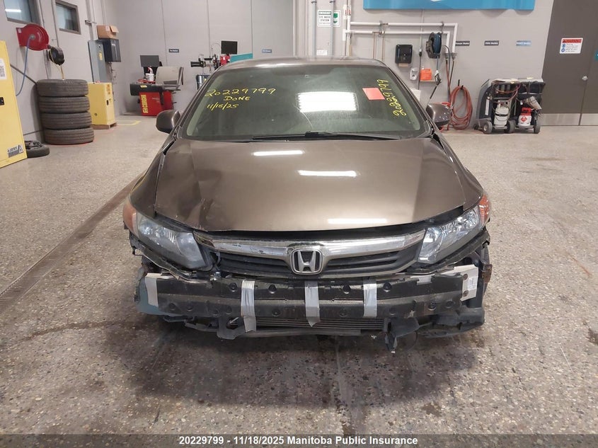 2012 Honda Civic Ex-L VIN: 2HGFB2F92CH026123 Lot: 20229799