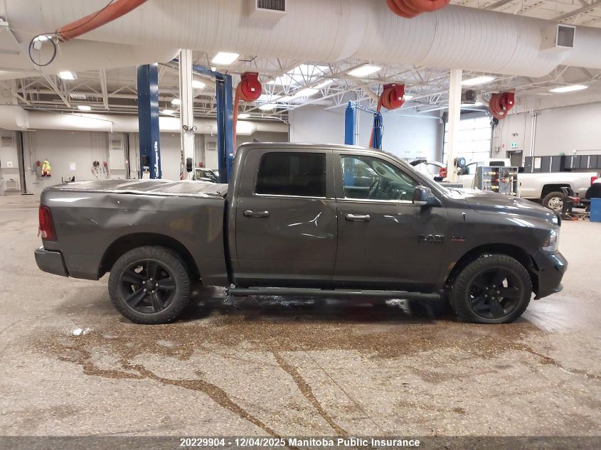 2018 Dodge Ram 1500 Sport Crew Cab VIN: 1C6RR7MT8JS331707 Lot: 20229904