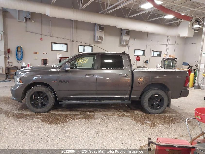 2018 Dodge Ram 1500 Sport Crew Cab VIN: 1C6RR7MT8JS331707 Lot: 20229904