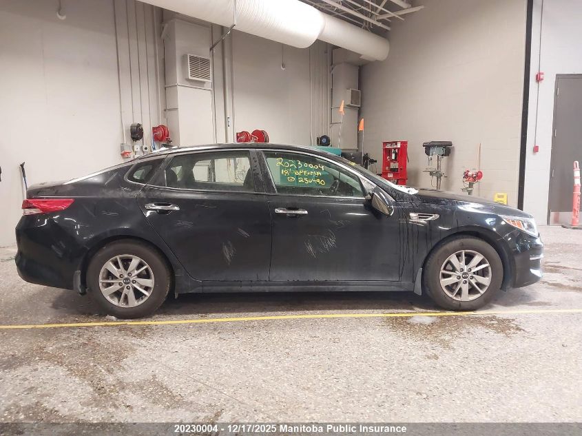 2018 Kia Optima Lx VIN: 5XXGT4L34JG250490 Lot: 20230004