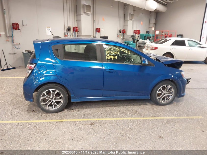 2018 Chevrolet Sonic Lt VIN: 1G1JD6SH3J4109621 Lot: 20230015