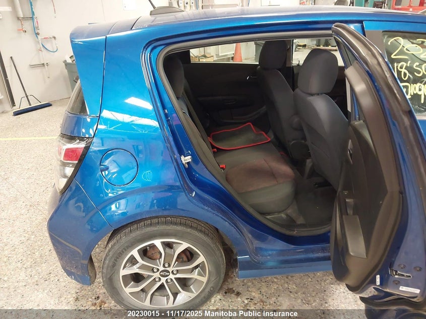 2018 Chevrolet Sonic Lt VIN: 1G1JD6SH3J4109621 Lot: 20230015