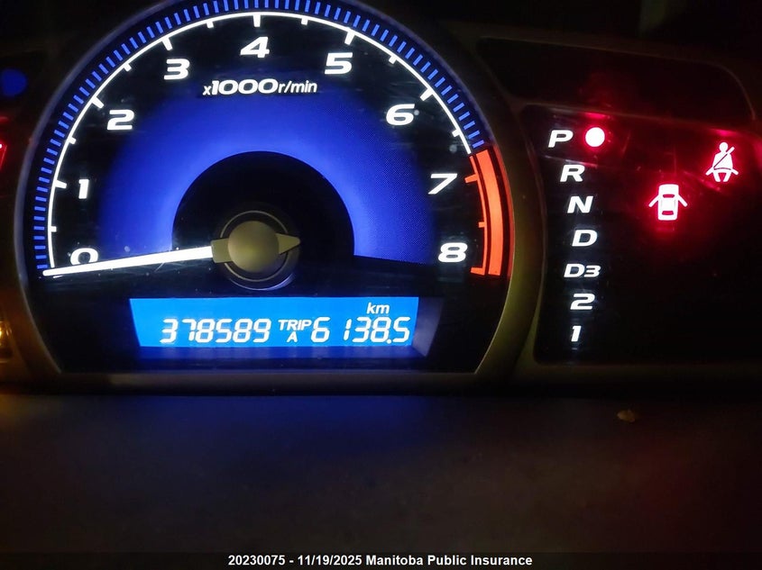 2008 Honda Civic Lx VIN: 2HGFA165X8H122647 Lot: 20230075