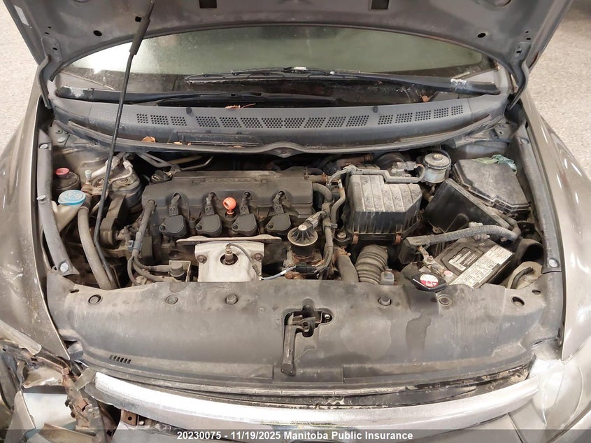 2008 Honda Civic Lx VIN: 2HGFA165X8H122647 Lot: 20230075