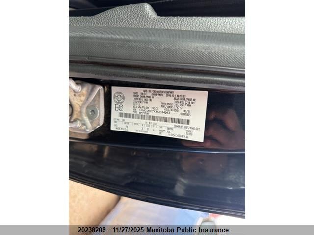 2014 Ford Escape S VIN: 1FMCU0F7XEUD34263 Lot: 20230208