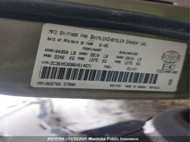 2C3KA53G86H514571 2006 CHRYSLER 300 photo no. 9