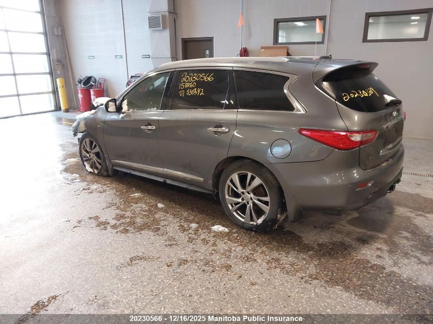 2015 Infiniti Qx60 VIN: 5N1AL0MM8FC530342 Lot: 20230566