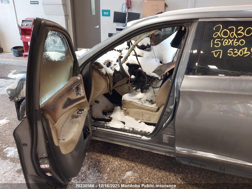 2015 Infiniti Qx60 VIN: 5N1AL0MM8FC530342 Lot: 20230566