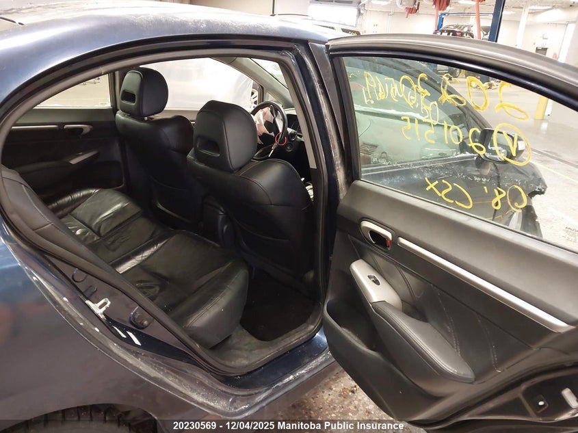 2HHFD56528H201515 2008 ACURA CSX photo no. 8