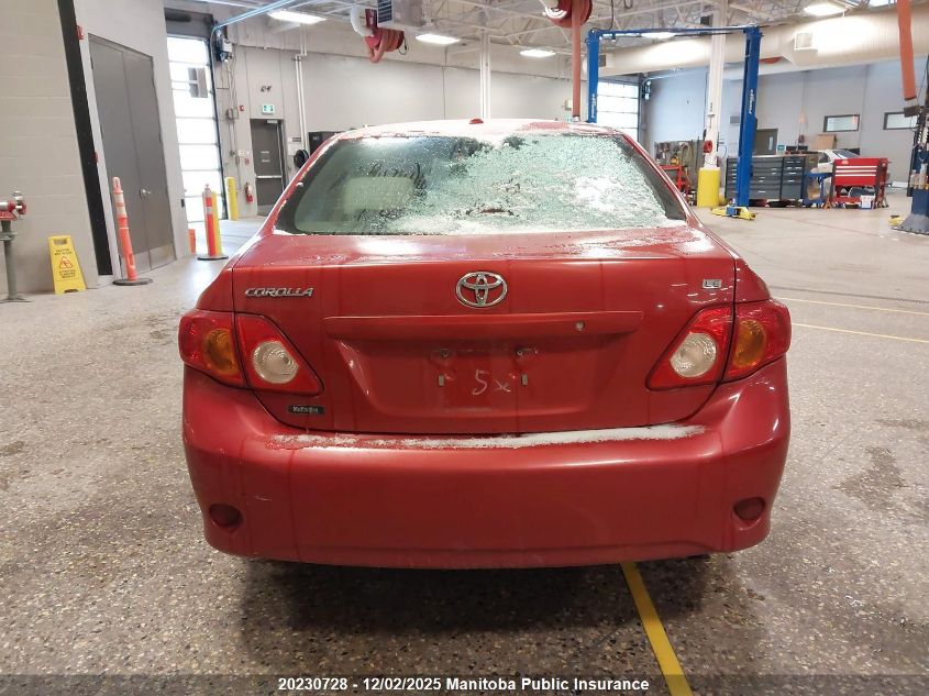 2009 Toyota Corolla Le VIN: 2T1BU40E39C042407 Lot: 20230728