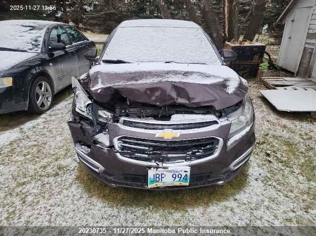 2015 Chevrolet Cruze Lt Turbo VIN: 1G1PC5SB4F7189231 Lot: 20230735