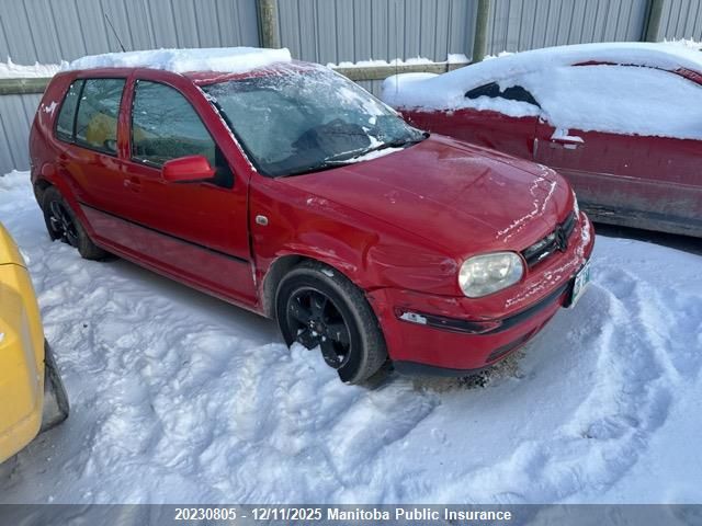 2002 Volkswagen Golf Gl Tdi VIN: 9BWGP61J624006701 Lot: 20230805