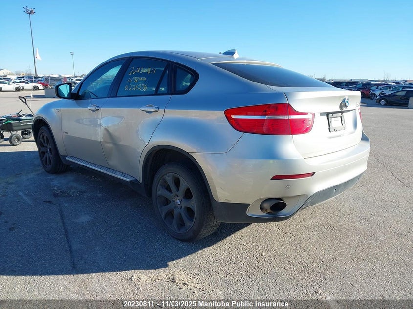 2010 BMW X6 35I VIN: 5UXFG4C53AL226276 Lot: 20230811