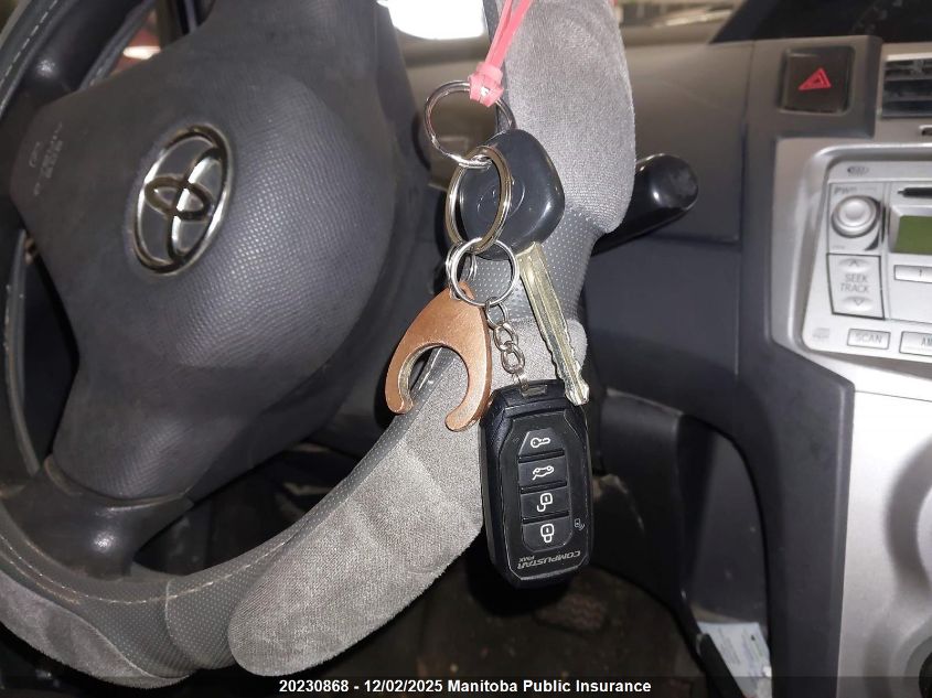 2009 Toyota Yaris Le VIN: JTDKT923395250196 Lot: 20230868