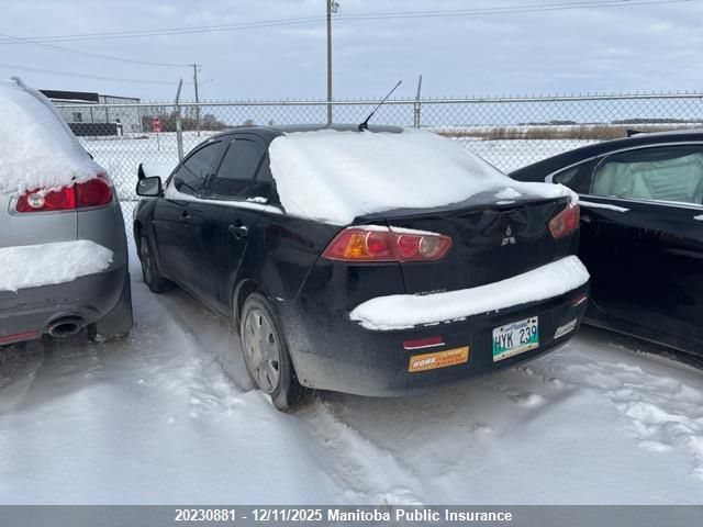 2009 Mitsubishi Lancer De VIN: JA3AU16U09U611269 Lot: 20230881