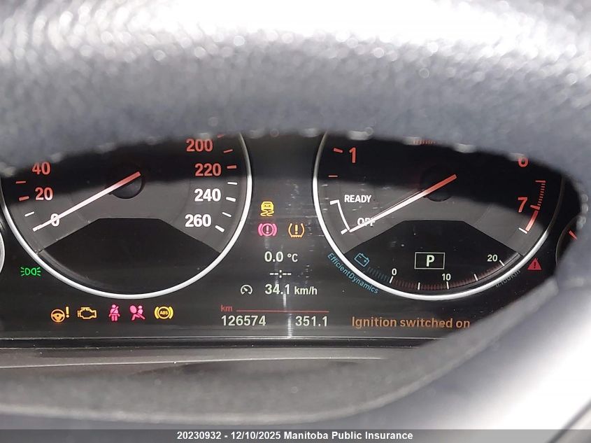 2014 BMW 328I xDrive VIN: WBA3B3G5XENR83934 Lot: 20230932