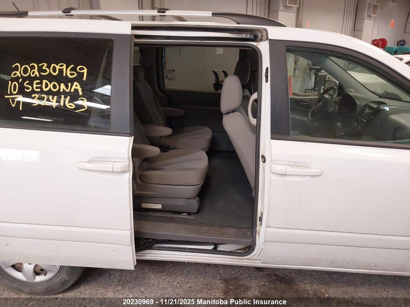 2010 Kia Sedona Lx VIN: KNDMG4C31A6324163 Lot: 20230969