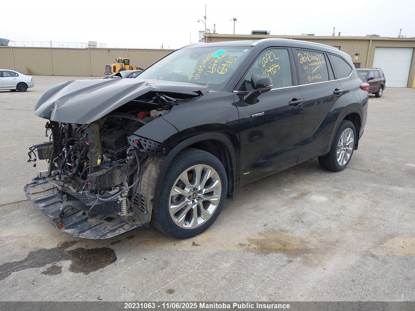 5TDDBRCH6LS011622 2020 TOYOTA HIGHLANDER photo no. 2