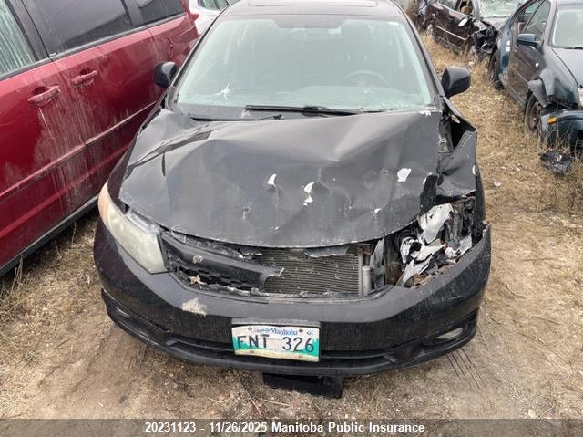 2012 Honda Civic Si VIN: 2HGFB6E5XCH200641 Lot: 20231123