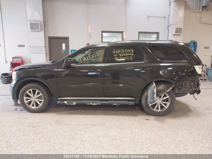 2014 Dodge Durango Limited VIN: 1C4RDJDG1EC361123 Lot: 20231143
