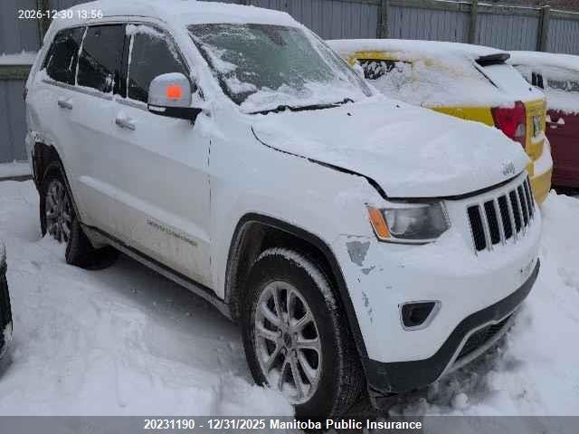 1C4RJFBGXEC559160 2014 Jeep Grand Cherokee Limited auction photo 1