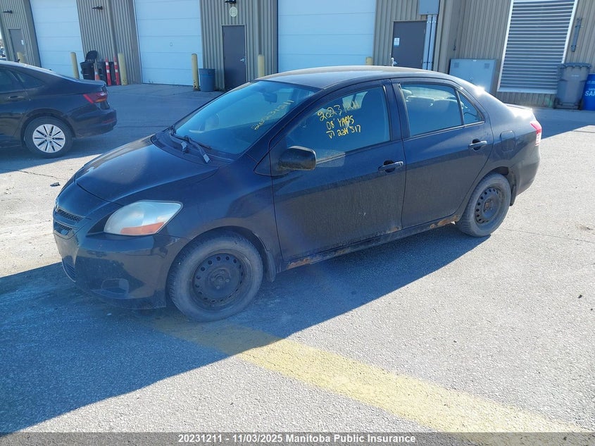 2008 Toyota Yaris VIN: JTDBT923281224517 Lot: 20231211