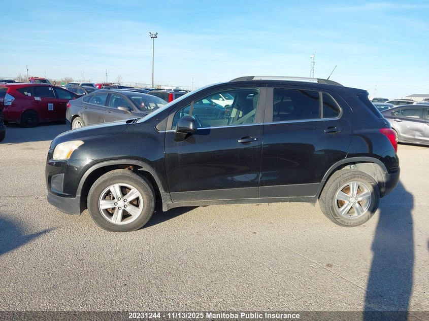 2013 Chevrolet Trax Lt VIN: 3GNCJPSB9DL165627 Lot: 20231244