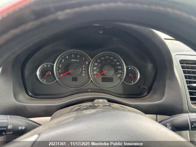 2008 Subaru Legacy 2.5I VIN: 4S3BL616787205582 Lot: 20231361