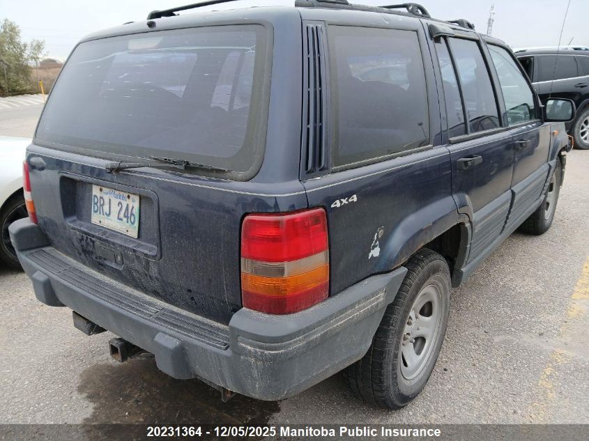 1993 Jeep Grand Cherokee Laredo VIN: 1J4GZ58S5PC128101 Lot: 20231364