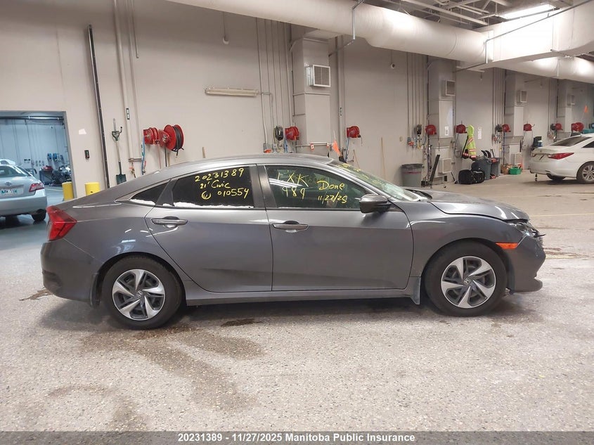 2021 Honda Civic Lx VIN: 2HGFC2F5XMH010554 Lot: 20231389