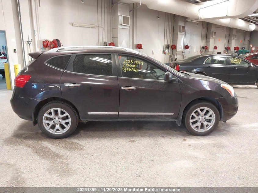 2011 Nissan Rogue Sl VIN: JN8AS5MV9BW256983 Lot: 20231399