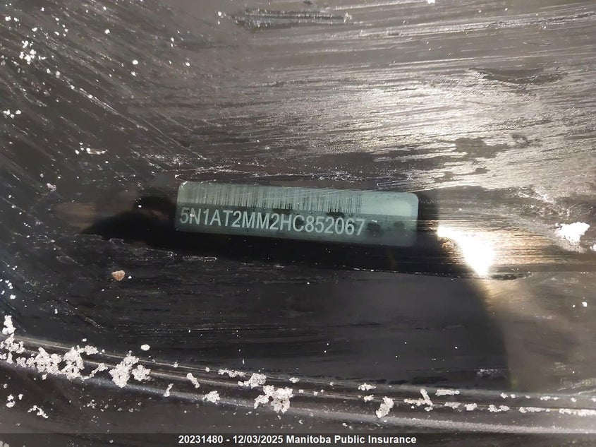 5N1AT2MM2HC852067 2017 NISSAN ROGUE photo no. 9