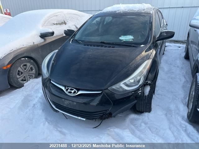 2014 Hyundai Elantra Gl VIN: 5NPDH4AE8EH511445 Lot: 20231488