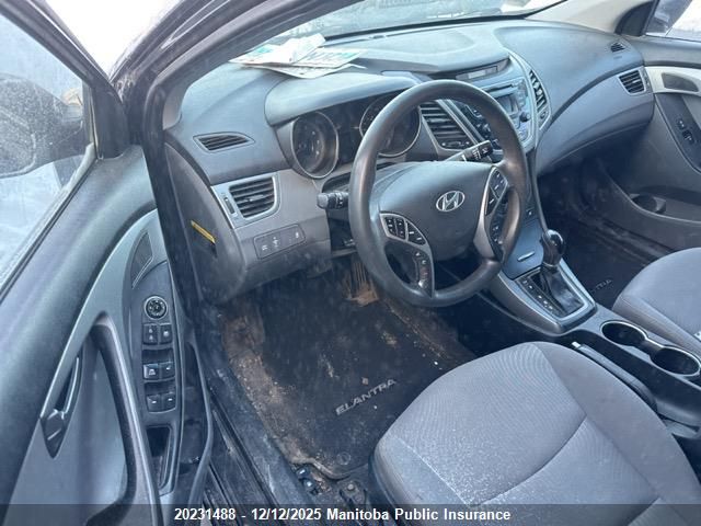 2014 Hyundai Elantra Gl VIN: 5NPDH4AE8EH511445 Lot: 20231488