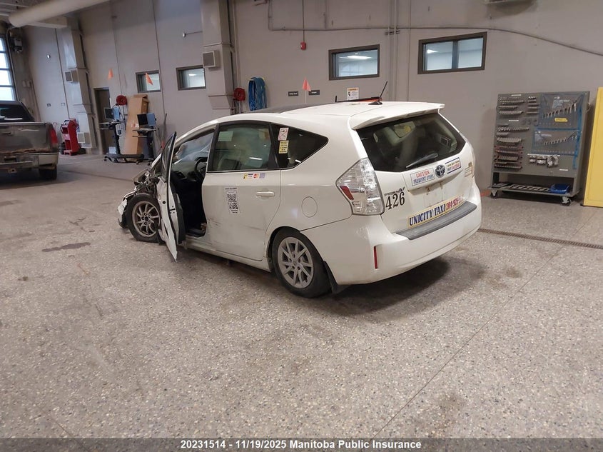 JTDZN3EUXC3174151 2012 TOYOTA PRIUS V (+) photo no. 3