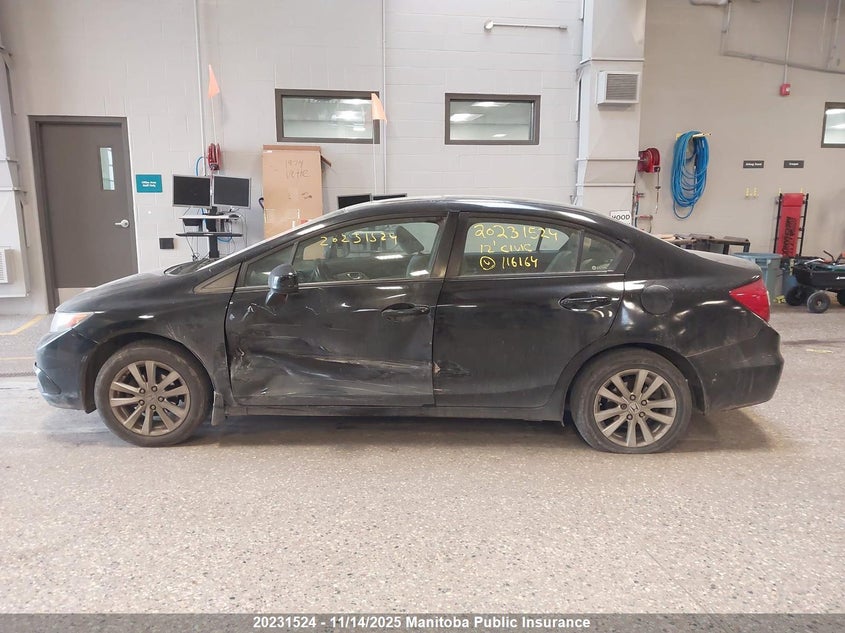 2012 Honda Civic Ex VIN: 2HGFB2F5XCH116164 Lot: 20231524