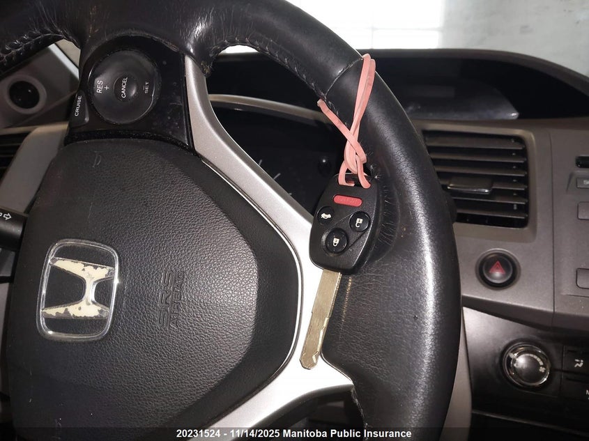 2012 Honda Civic Ex VIN: 2HGFB2F5XCH116164 Lot: 20231524