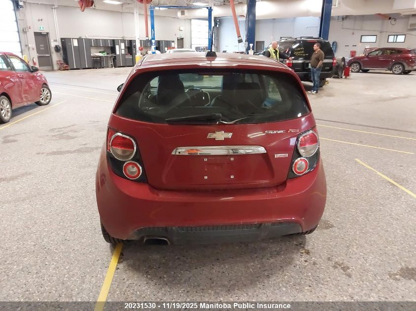 2015 Chevrolet Sonic Rs VIN: 1G1JG6SB5F4168437 Lot: 20231530