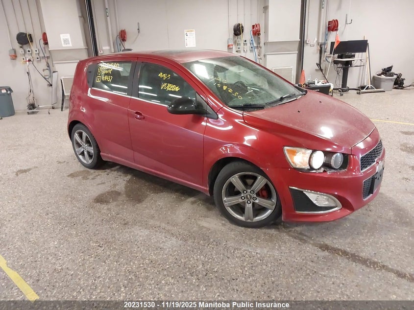 1G1JG6SB5F4168437 2015 Chevrolet Sonic Rs auction photo 1