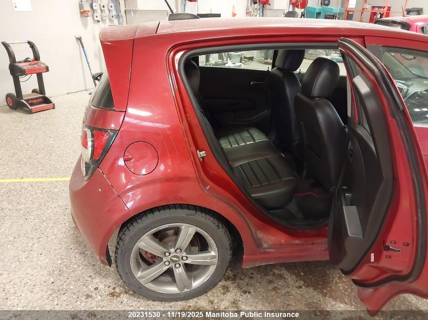 2015 Chevrolet Sonic Rs VIN: 1G1JG6SB5F4168437 Lot: 20231530