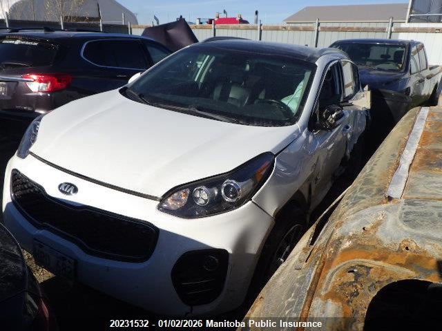 KNDPNCAC6H7167542 2017 Kia Sportage Ex auction photo 1