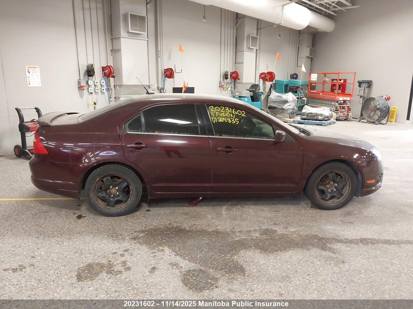 2011 Ford Fusion Se VIN: 3FAHP0HA0BR204835 Lot: 20231602
