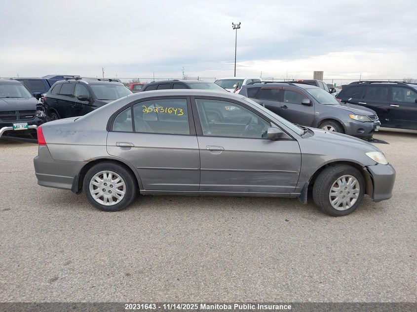 2004 Honda Civic Lx VIN: 2HGES16604H905715 Lot: 20231643