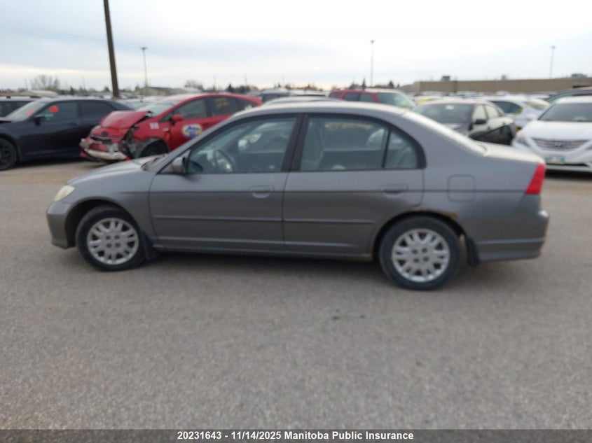 2004 Honda Civic Lx VIN: 2HGES16604H905715 Lot: 20231643